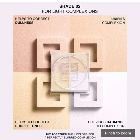 Givenchy Face Powder Palette - Satin Blanc New without box .14oz! - Picture 2 of 7